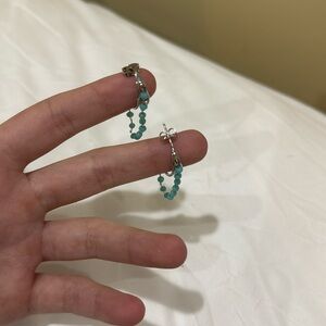 pura vida dangly blue earrings